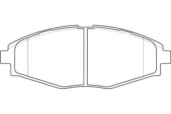 WBP23241A WAGNER колодки дисковые п. daewoo matiz 0.8 98>