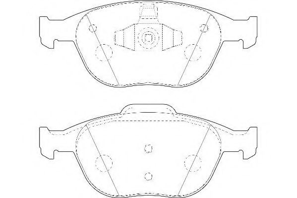 WBP23440A WAGNER колодки дисковые п.fordfocus st 2.0rstourneo connect all 02>