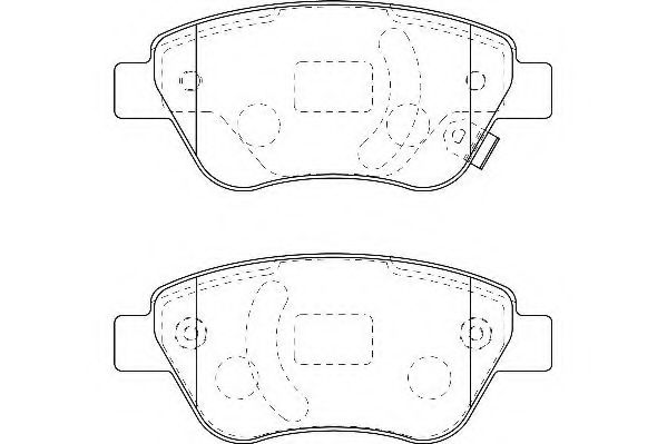 WBP23982A WAGNER колодки дисковые п. Opel Corsa 1.-1.41.3CDTi 6>