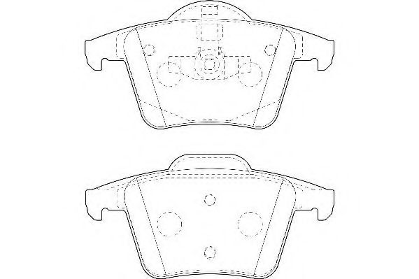 WBP24011A WAGNER колодки дисковые з. Volvo XC9 2.5iT,3.i T6,2.4 D5 2>