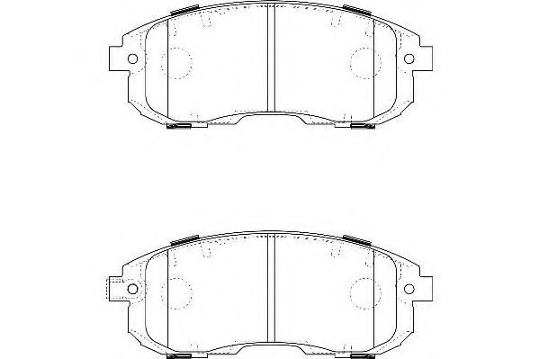 WBP24280A WAGNER колодки дисковые п. fiat sedici, suzuki sx4 1.61.9ddis 06>