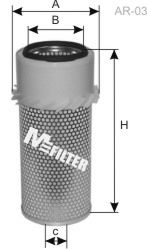 A863 MFILTER воздушный фильтр