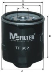 TF662 MFILTER масляный фильтр