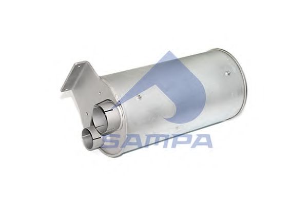 021318 SAMPA Средний / конечный глушитель ОГ