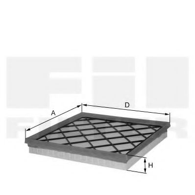 HP2263 FIL FILTER Воздушный фильтр