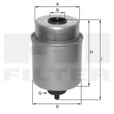 ZP3809F FIL FILTER Топливный фильтр