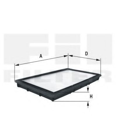 HC7152 FIL FILTER Фильтр, воздух во внутренном пространстве