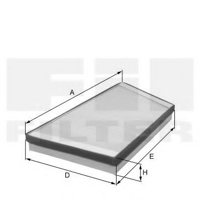 HC7074 FIL FILTER Фильтр, воздух во внутренном пространстве