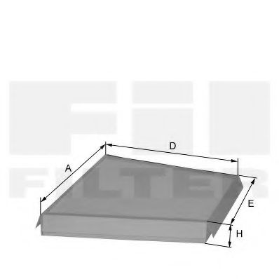 HCK7102 FIL FILTER Фильтр, воздух во внутренном пространстве