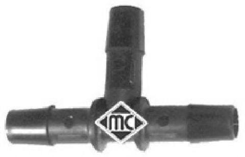 00064 METALCAUCHO cоединитель т-образный d 10-10-10 mm