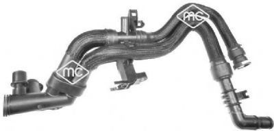 03785 METALCAUCHO шланг радиатора cit c4c5206-407 1.6hdi