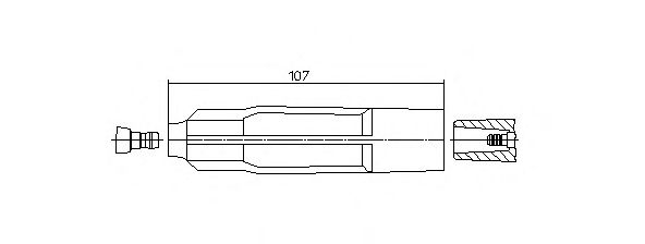 133432 BREMI Наконечник в в свечной 2ooo ohm