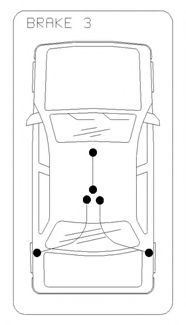 105384 COFLE Трос, стояночная тормозная система