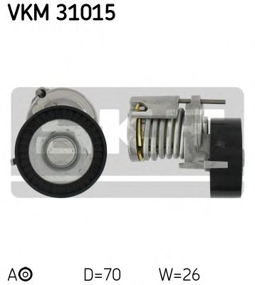 VKM31015 SKF ролик нат. vw boragolfpolo 1.0-1.6 &16v 91>