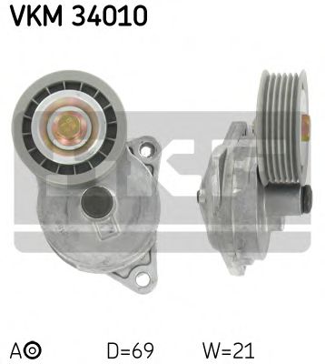 VKM34010 SKF Ролик ремня приводного