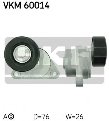 VKM60014 SKF ролик натяжителя