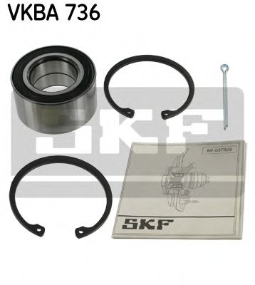 VKBA736 SKF Подшипник ступицы DAEWOO ESPERO/NEXIA 97- перед.