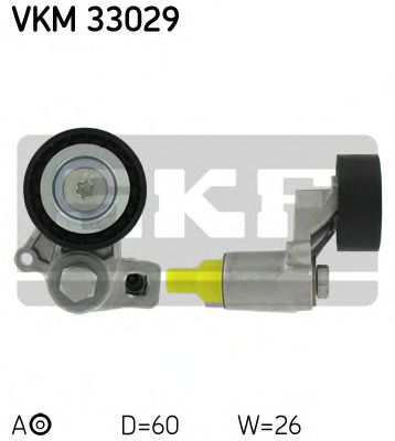 VKM33029 SKF натяжной ролик