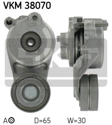 VKM38070 SKF натяжитель пк ремня