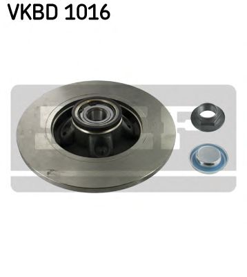 VKBD1016 SKF Тормозной диск зад с подшипником C4 4249.46 268mm