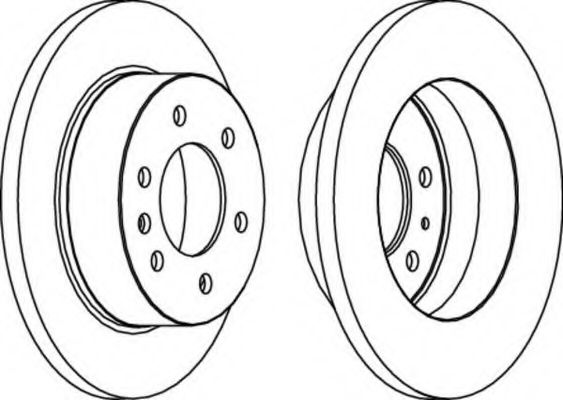 FCR311A FERODO диск тормозной (1 шт.) vw crafter 30-35 06-, craf