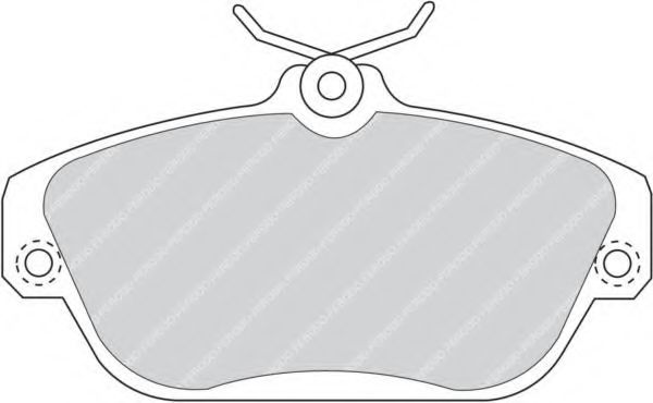 FDB1024 FERODO колодки дисковые п