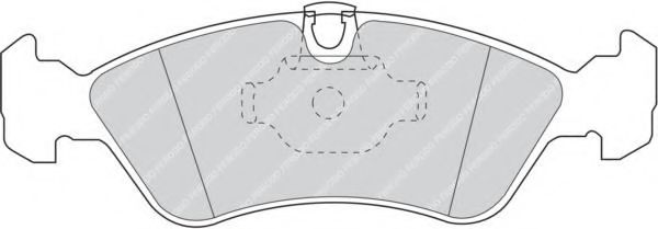 FDB1067 FERODO Колодки тормозные дисковые Opel Ferodo