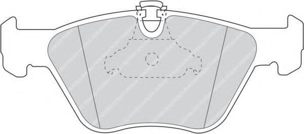 FDB1073 FERODO Колодки торм.пер.e39