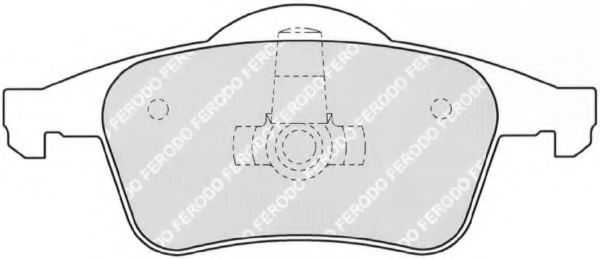 FDB1383 FERODO Колодки торм. зад.