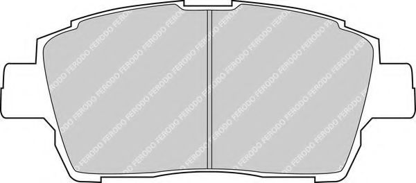 FDB1392 FERODO колодки дисковые передние