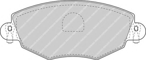 FDB1425 FERODO колодки торм. пер.