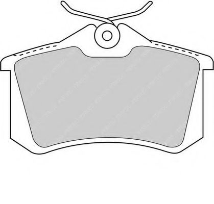 FDB1491 FERODO колодки дисковые з.