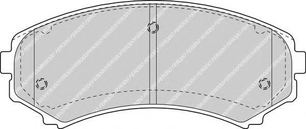 FDB1603 FERODO колодки торм.