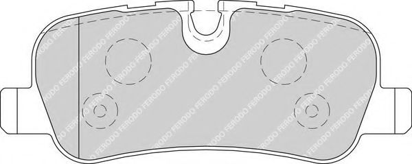 FDB1613 FERODO Колодки тормозные LAND ROVER DISCOVERY/RANGE ROVER SPORT 04- задн.