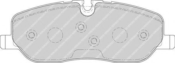 FDB1615 FERODO Колодки тормозные LR DISCOVERY III 04- передн.