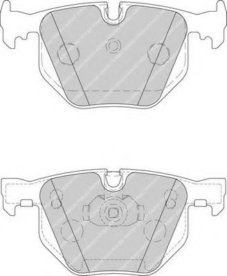 FDB1673 FERODO колодки торм. зад.