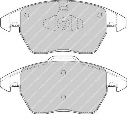 FDB1728 FERODO Колодки торм. пер.