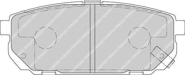 FDB1736 FERODO колодки дисковые з.