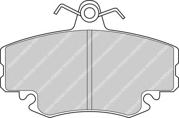 FDB1781 FERODO колодки дисковые п.