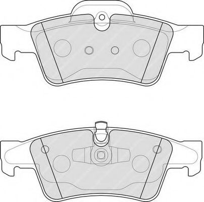 FDB1831 FERODO Колодки тормозные MB GL(X164)/ML(W164)/R(W251) 05- задн.