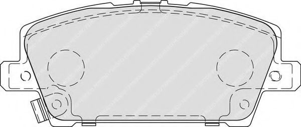 FDB1859 FERODO Колодки дисковые