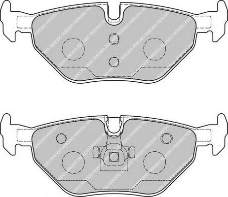 FDB1867 FERODO Комплект тормозных колодок, дисковый тормоз