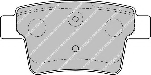 FDB1885 FERODO Колодки торм.зад.