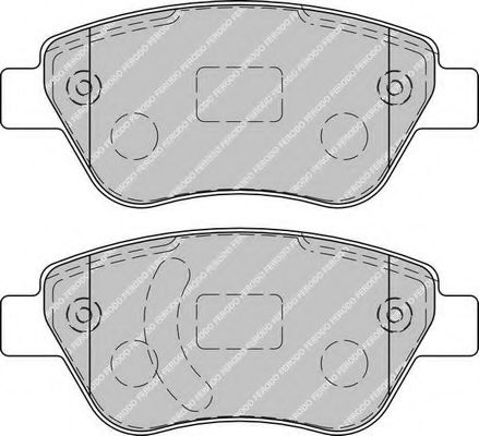 FDB1920 FERODO Колодки тормозные OPEL CORSA D 06- 1.0-1.4/1.3D перед.