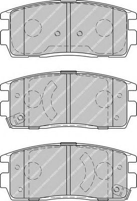 FDB1935 FERODO колодки тормозные