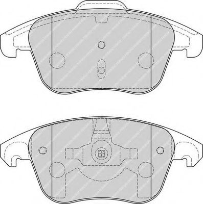 FDB1972 FERODO колодки дисковые п.