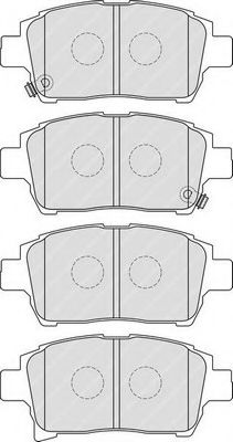 FDB1985 FERODO Колодки торм.пер.датч.