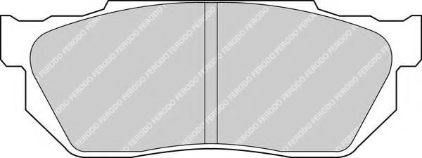 FDB300 FERODO колодки торм.