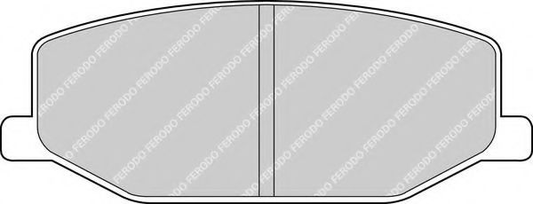FDB396 FERODO колодки тормозные