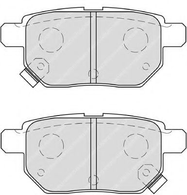 FDB4042 FERODO колодки тормозные